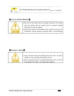 Preview for 5 page of Eagle Eye Power Solutions Calidad 1U Maintenance & Operation Manual