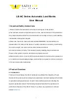 Preview for 1 page of Eagle Eye Power Solutions LB-AC Series User Manual