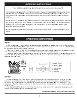 Preview for 3 page of Eagle Group 357545 Operating Manual And Instructions