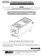 Eagle Group 358983 Operating & Installation Instructions Manual preview