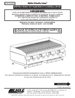 Предварительный просмотр 9 страницы Eagle Group Chef's Line CLCHRB Series Installation & Operating Instructions Manual