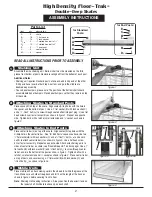 Preview for 2 page of Eagle Group High Density Floor-Trak Assembly Instructions