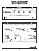 Предварительный просмотр 3 страницы Eagle Group Q-LEVER unit with all-wire shelving Assembly Instructions Manual