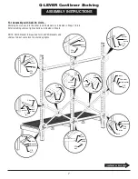 Предварительный просмотр 7 страницы Eagle Group Q-LEVER unit with all-wire shelving Assembly Instructions Manual