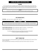 Preview for 5 page of Eagle Group RedHots RHHL Series Operating Manual And Instructions