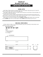 Preview for 2 page of Eagle Group RedHots Operating Manual And Instructions