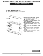 Предварительный просмотр 7 страницы Eagle Group SHT Series Operation Manual