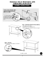 Preview for 2 page of Eagle Group T2460SEB Assembly Instructions