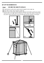 Предварительный просмотр 6 страницы Eagle Peak 6ftx4ft Foldable Greenhouse Canopy Instruction Manual