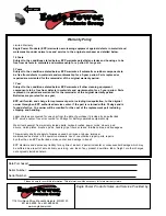 Preview for 31 page of Eagle power Panther 28 Service Manual