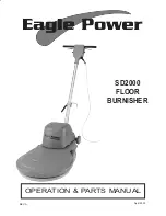 Предварительный просмотр 1 страницы Eagle power SD2000 Operations & Parts Manual