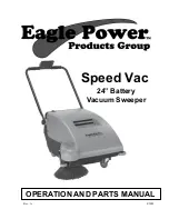 Eagle power Speed Vac Operation And Parts Manual предпросмотр