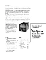 Eagle Signal B856-501 Technical Manual preview