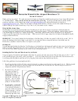 Eagle Tree Systems Airspeed MicroSensor V3 Instruction Manual предпросмотр