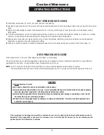 Preview for 3 page of Eagle 1220CWD-120 Operating Instructions