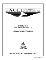 Предварительный просмотр 1 страницы Eagle 1241 Installation Instructions Manual