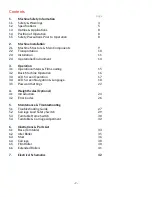 Preview for 2 page of Eagle 2000F Series Operation Manual