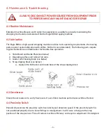 Preview for 8 page of Eagle 800 Operation Manual