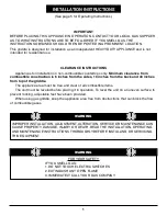 Preview for 2 page of Eagle CLAGGH Series Installation & Operating Instructions Manual