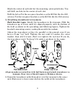 Preview for 15 page of Eagle Cuda 300 Portable Installation And Operation Instructions Manual