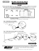 Eagle Double Gowning Rack Assembly Instructions предпросмотр