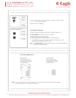 Предварительный просмотр 12 страницы Eagle EHP 02 Series User Manual