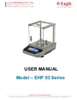 Предварительный просмотр 1 страницы Eagle EHP 03 Series User Manual