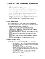 Предварительный просмотр 12 страницы Eagle EI-1000 Setup, Calibration And Troubleshooting