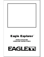 Preview for 1 page of Eagle Explorer Installation And Operation Instructions Manual