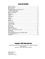 Preview for 2 page of Eagle Fish ID 128 Installation And Operation Instructions Manual