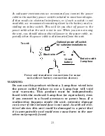 Preview for 27 page of Eagle FishEasy 250 DS Installation And Operation Instructions Manual