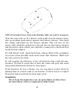 Preview for 42 page of Eagle FishEasy 320C Installation And Operation Instructions Manual