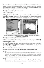 Preview for 86 page of Eagle FishElite 480 Installation And Operation Instructions Manual