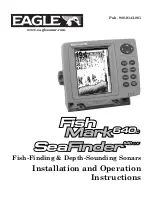 Preview for 1 page of Eagle FISHMARK 640C Installation And Operation Instructions Manual