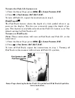 Preview for 73 page of Eagle FISHMARK 640C Installation And Operation Instructions Manual