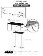 Предварительный просмотр 2 страницы Eagle Gowning Racks with Hanger Tube Assembly Instructions