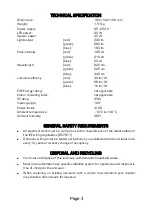 Preview for 3 page of Eagle L330F Manual