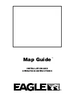 Предварительный просмотр 1 страницы Eagle Map Guide Installation And Operation Instructions Manual