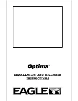 Eagle Optima Operation Instruction Manual preview