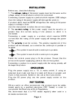 Preview for 3 page of Eagle P003C Manual