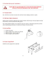 Preview for 5 page of Eagle T10CF Operation Manual