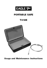 Preview for 1 page of Eagle T412E Usage And Maintenance Instructions