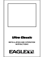 Eagle Ultra Classic Installation And Operation Instructions Manual preview