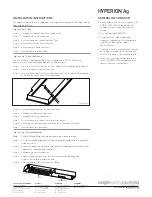 Предварительный просмотр 2 страницы eaglelighting EL-HYP-124 Installation Manual