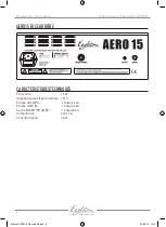 Preview for 8 page of Eagletone AERO15 User Manual