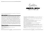 Preview for 2 page of Eagletone Disco DJ Bank User Manual