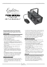 Eagletone FOG 800W User Manual preview