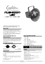 Preview for 2 page of Eagletone MUSHROOM LED User Manual