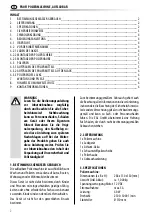 Preview for 2 page of EAL APA 20999 Operating Instructions Manual