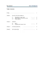 Preview for 3 page of E&P HYDRAULICS LEVEL SYSTEM CARAVAN User Manual